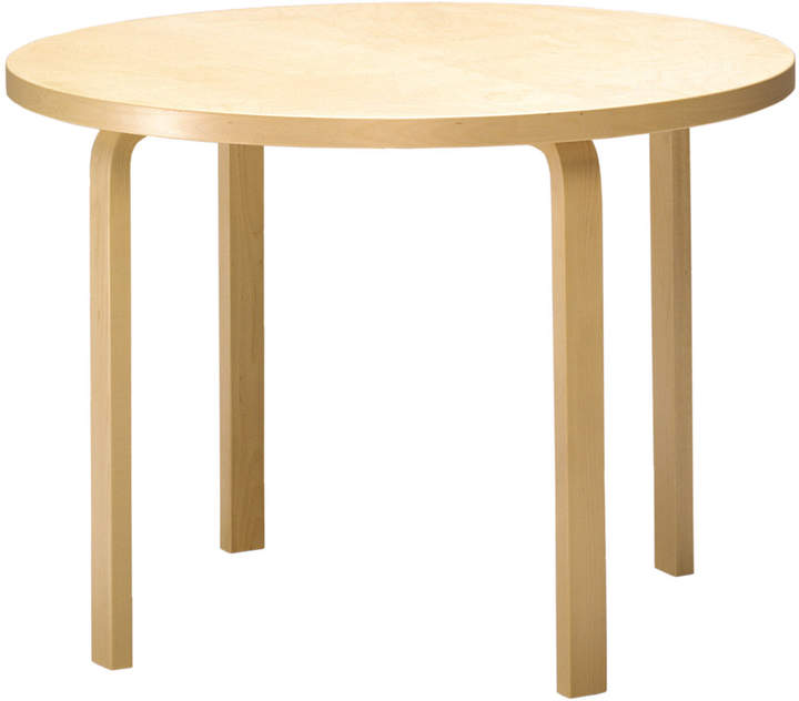 90A Tisch, H 74 cm / Birkenfurnier