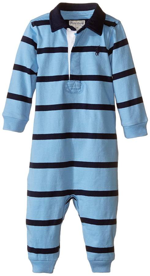 YD Rugby Jersey Stripe Coveralls Boy's Overalls One Piece