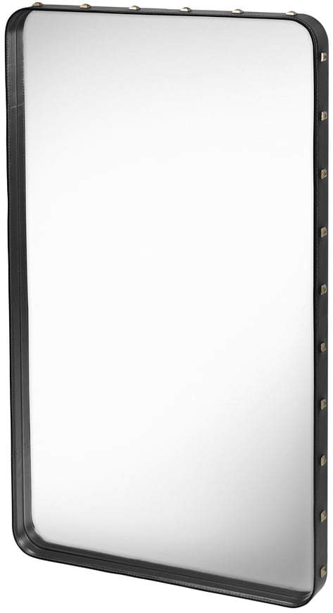 Gubi - Adnet Spiegel 115 x 70 cm, Schwarz