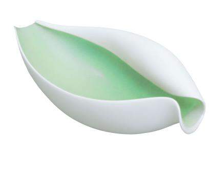 Volutenschale 20 cm weiß/türkis von Nymphenburg