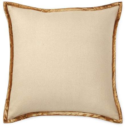 Larisa PythonTrim Silk Pillow