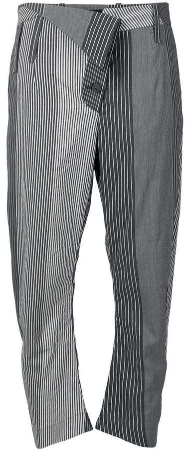 Lost & Found Ria Dunn striped cropped trousers