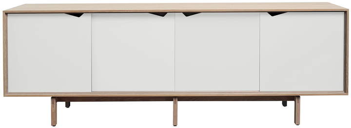 Andersen Furniture - S1 Sideboard, Eiche geseift/ Türen Weiß
