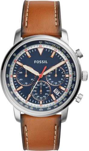 Goodwin Chronograph silber/braun