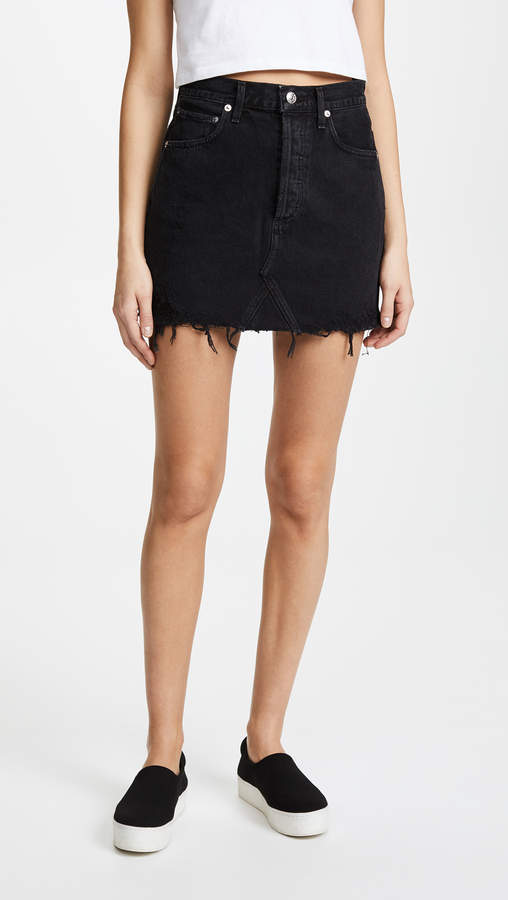 AGOLDE Quinn High Rise Miniskirt