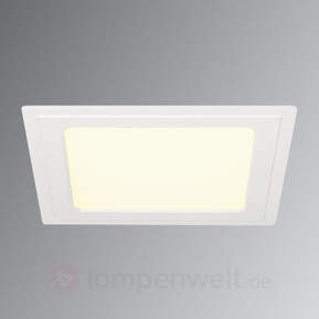 LED-Deckeneinbauleuchte Senser 10 in Weiß