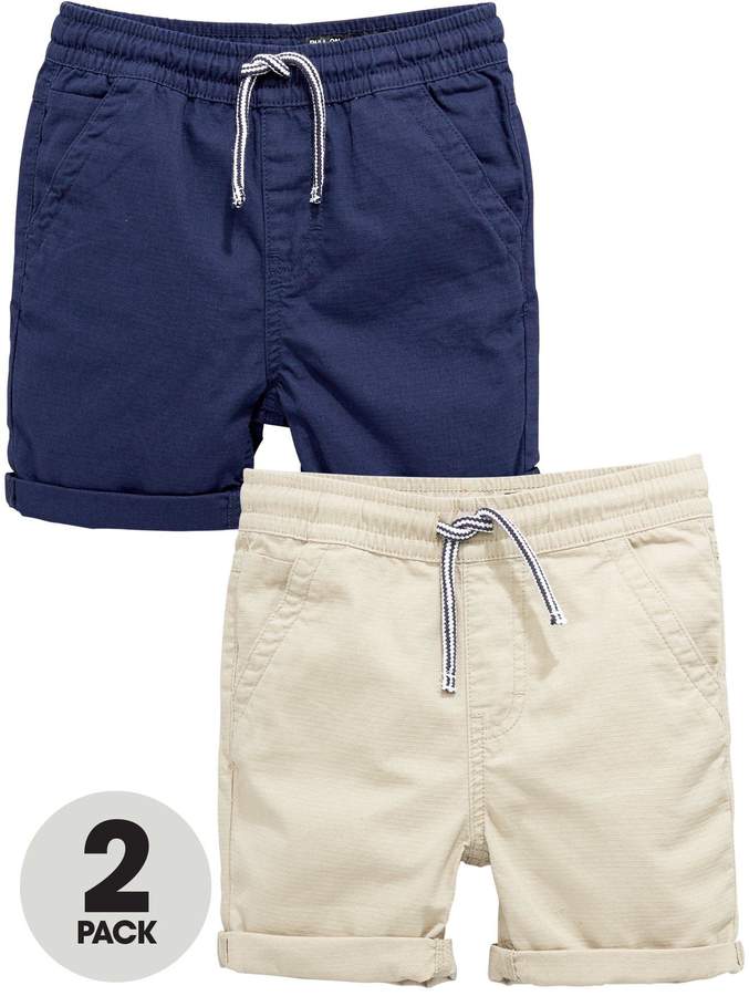 Mini V by Very Boys 2 Pack Pull On Shorts