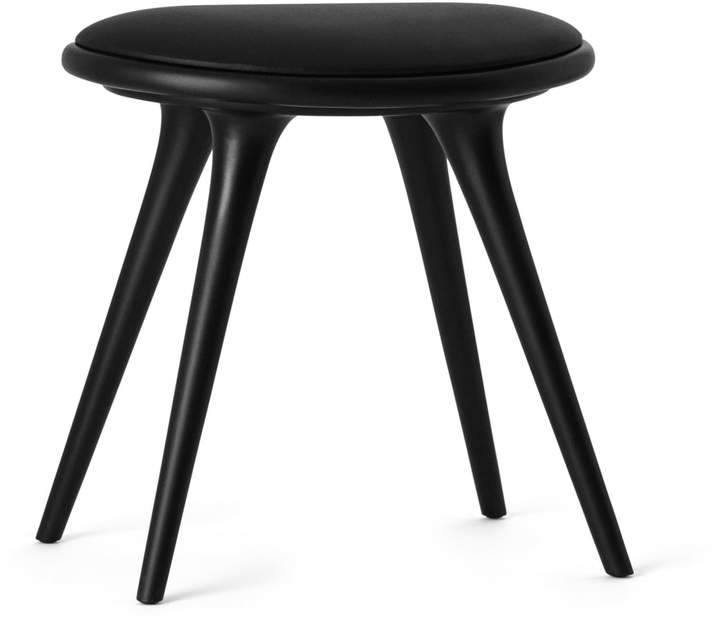 Mater - Hocker, Buche Schwarz gebeizt / Sierra Schwarz