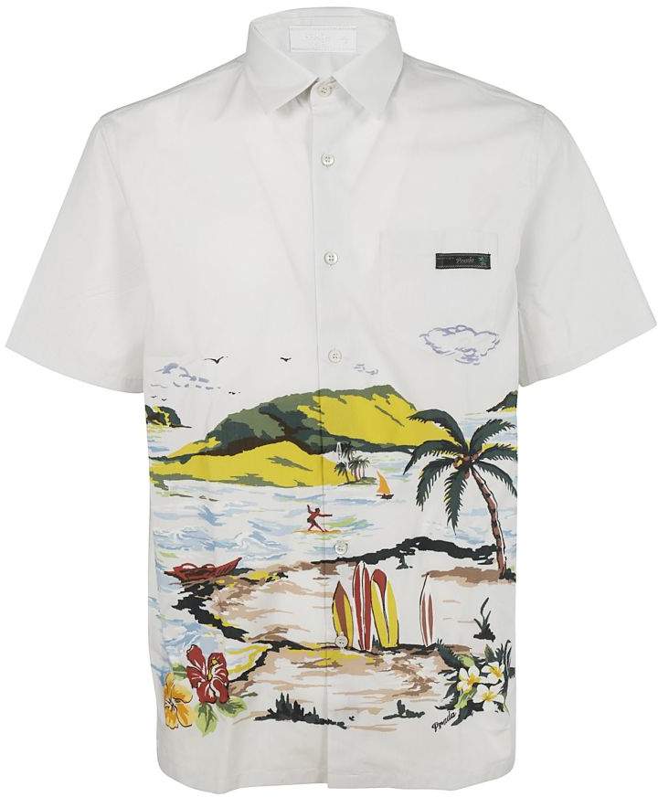 Beachscape Print Shirt