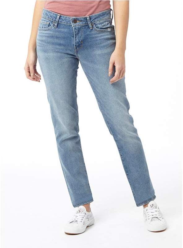 Damen 712 Jeans in Slim Passform Mittelblau