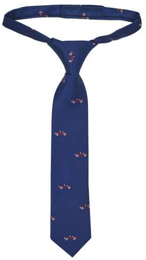 **Boys Navy Novelty Car Tie (18 months - 6 years)