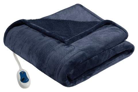 Microlight Berber Electric Blanket (King) Indigo