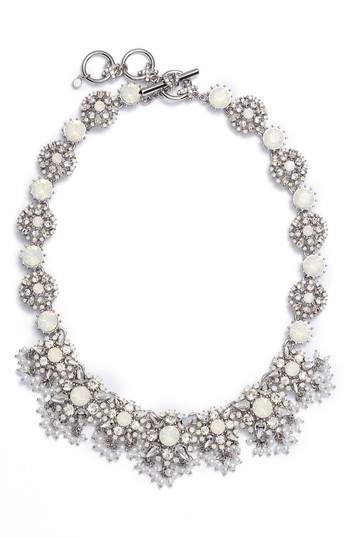 Crystal Cluster Collar Necklace