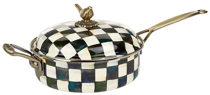 Mackenzie-childs Courtly Check Sauté Pan