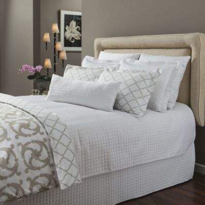 Down Town Company Downtown Company Urban Quilted Cotton Queen Coverlet in White