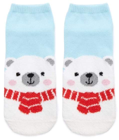 Polar Bear Graphic Ankle Socks