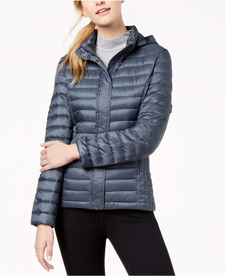 Packable Hooded Puffer Coat