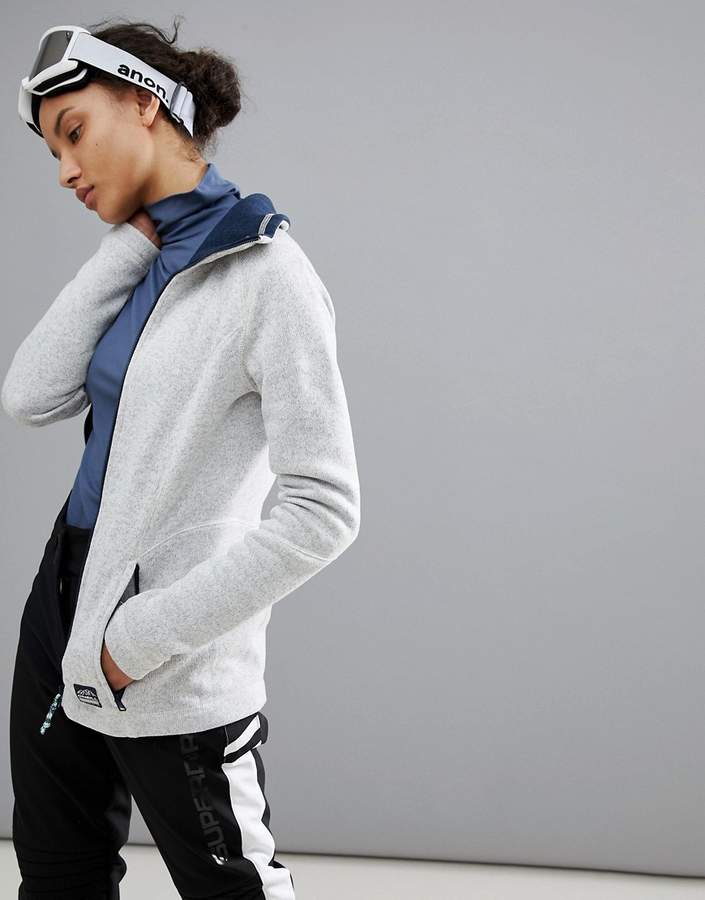 – Piste – Fleecejacke mit durchgehendem Reißverschluss