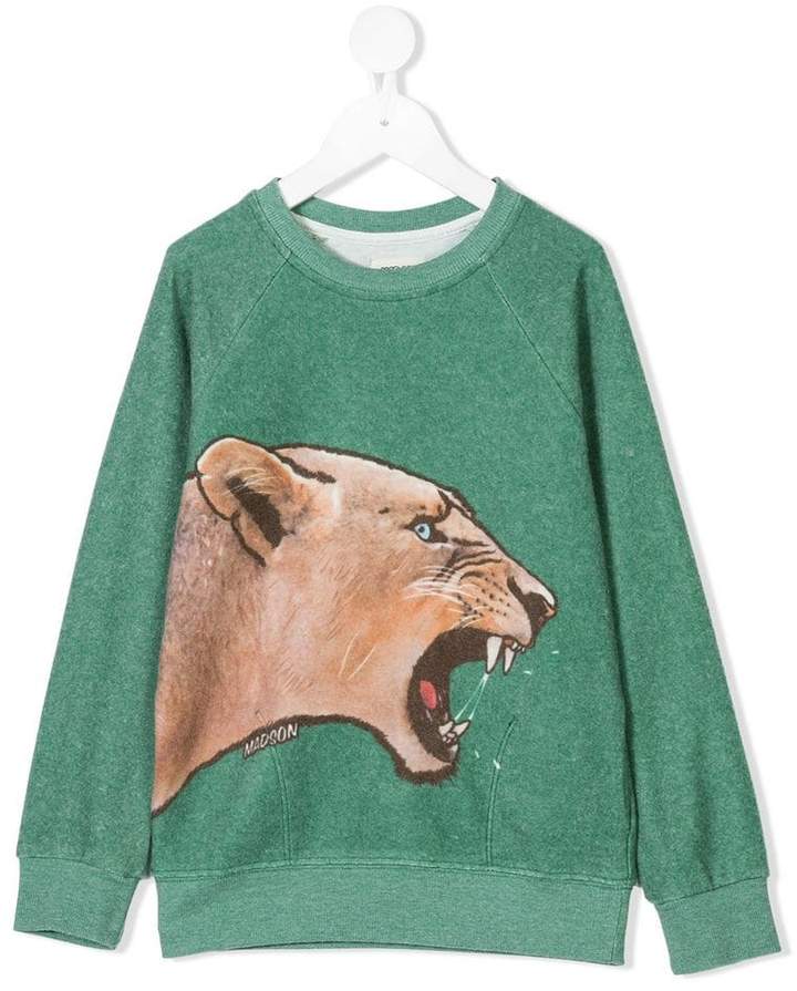Madson Discount Kids jaguar print sweatshirt