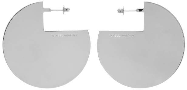 Silver 90 Degree Earrings