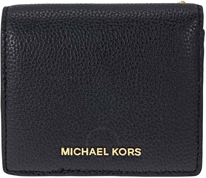 Michael Kors Open Box Kors Mercer Leather Card Case - Black - ONE COLOR - STYLE