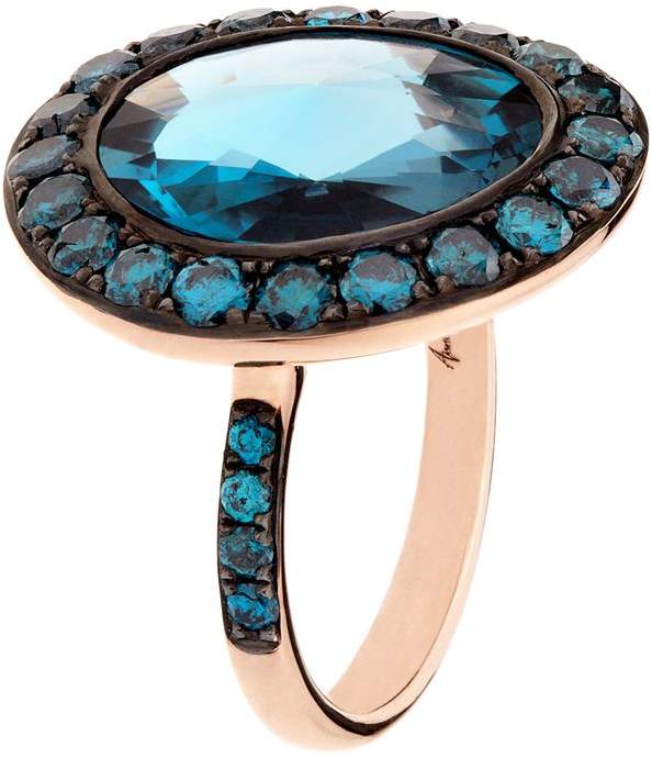 Annoushka Dusty Diamonds Topaz Ring