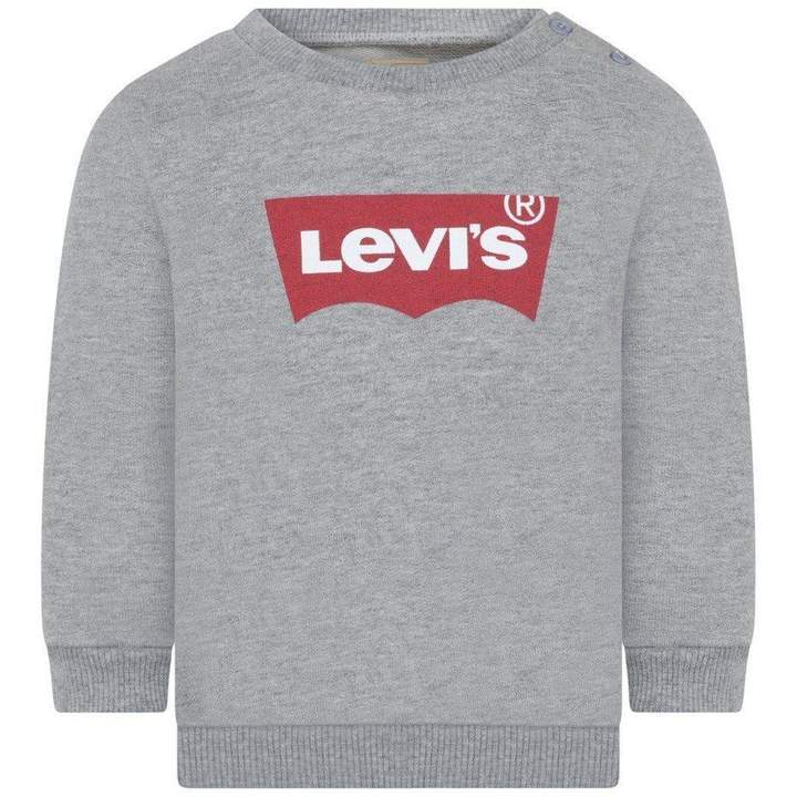 Levis KidswearBaby Boys Grey Logo Sweater