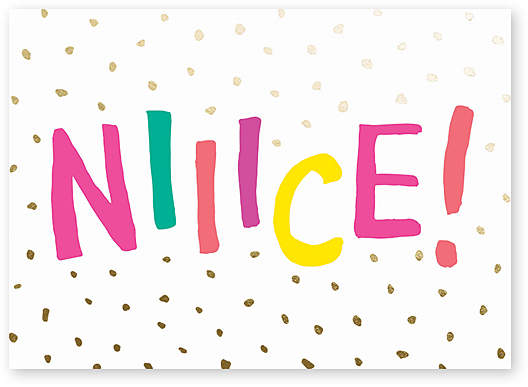 'Nice Job!' Congrats Greeting Card - Set of Six