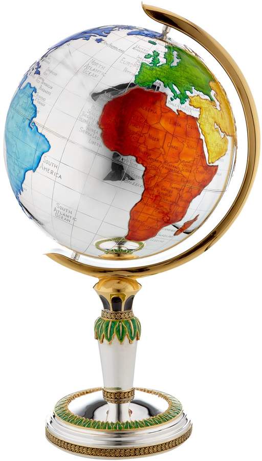 Carrs Silver Enamelled Silver Plated Globe