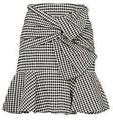 Gingham Picnic Box Mini Skirt