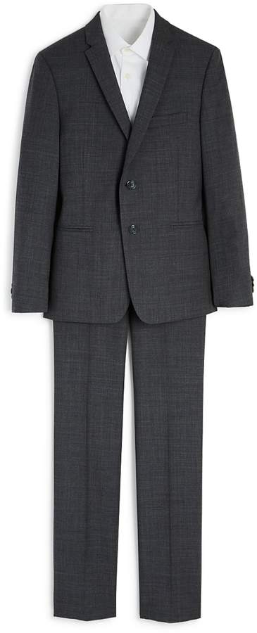Boys' Sharkskin Suit Jacket & Pants Set - Big Kid