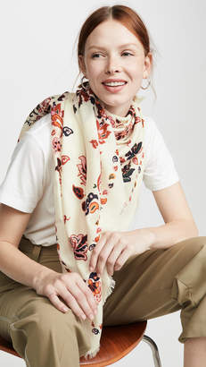 Tory Burch Mountain Paisley Oversized Square Scarf