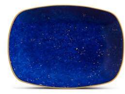 24K Gold-Trim Porcelain Tray