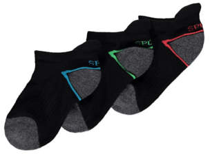 Feel Fresh Cushion Sole Trainer Liner Socks 3 Pack