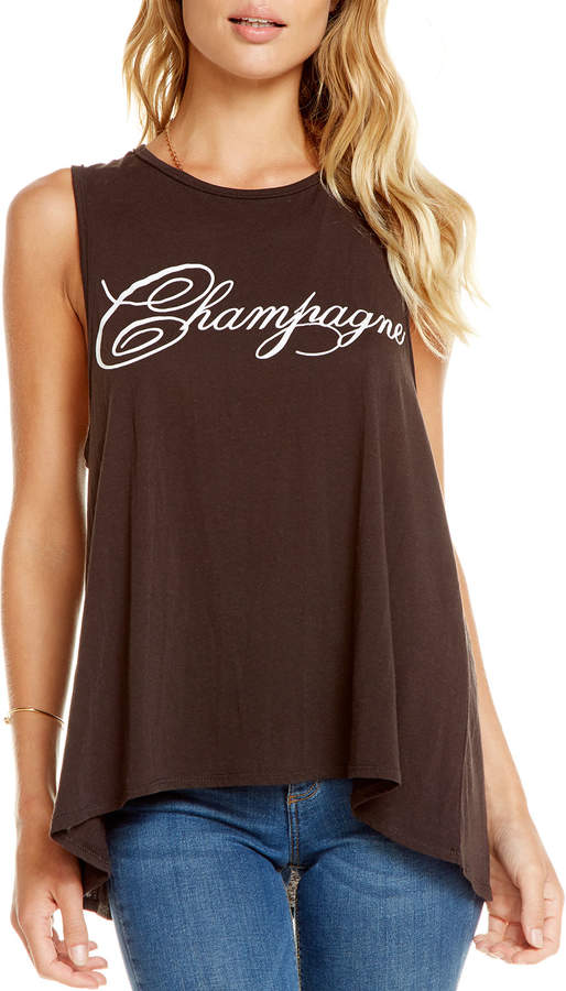 Champagne Muscle Tank