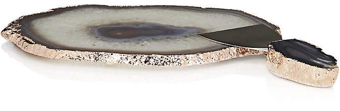 ANNA BY RABLABS Agate Platter & Cheese Spreader