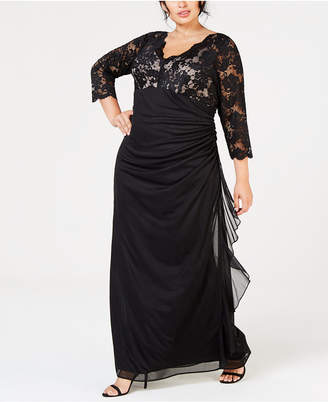 betsy and adam plus size gowns