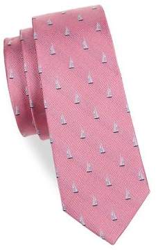 Boy's Sailboat Silk Tie