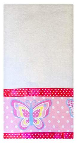 Homewear Butterfly Dots Fingertip Towels White/Pink - Homewear®
