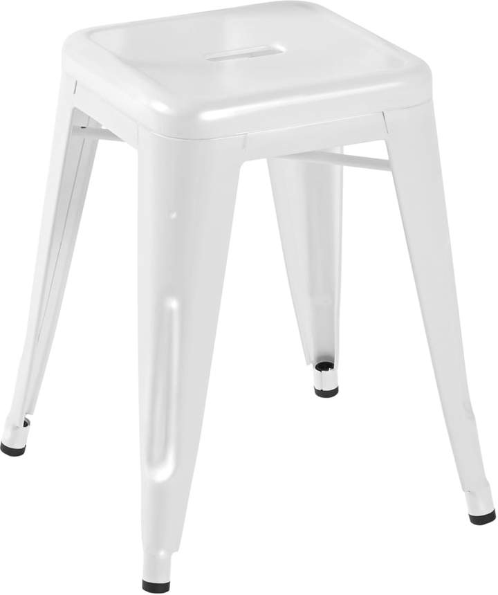 Tolix - H45 Hocker Indoor, weiß glänzend