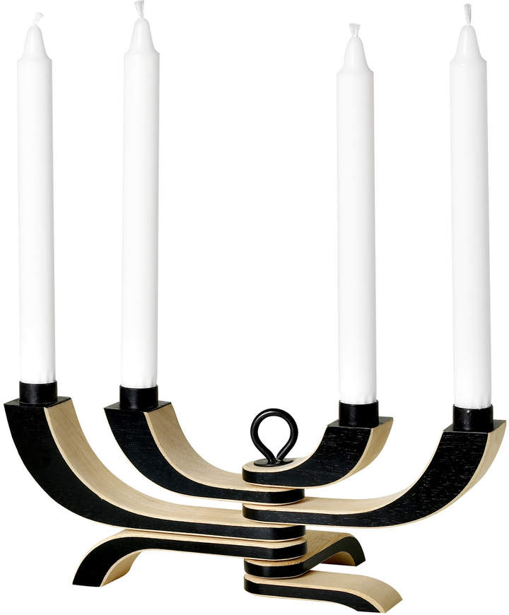 Nordic Light Kerzenleuchter - 4-armig, Schwarz