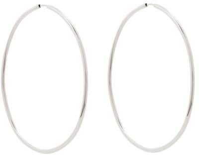 FAY ANDRADA Ovaali sterling-silver hoop earrings