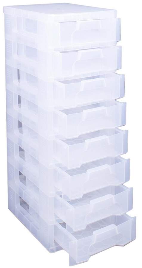 Really Useful Box Really Useful Tower 8 X 7L Clear Drawers