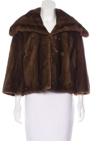 Fur Long Sleeve Structured Jacket