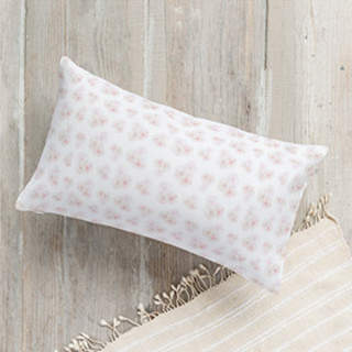 Polka Dot Peonies Self-Launch Lumbar Pillows