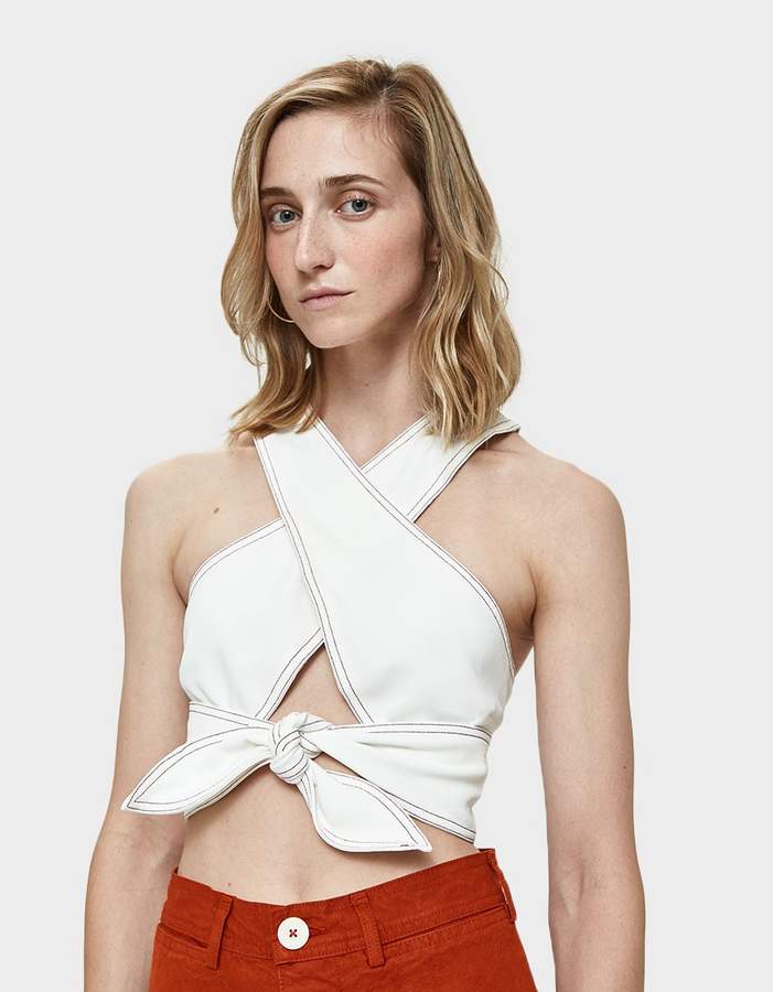 Adele Crossover Crop Top