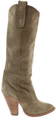 Green Suede Boots - ShopStyle