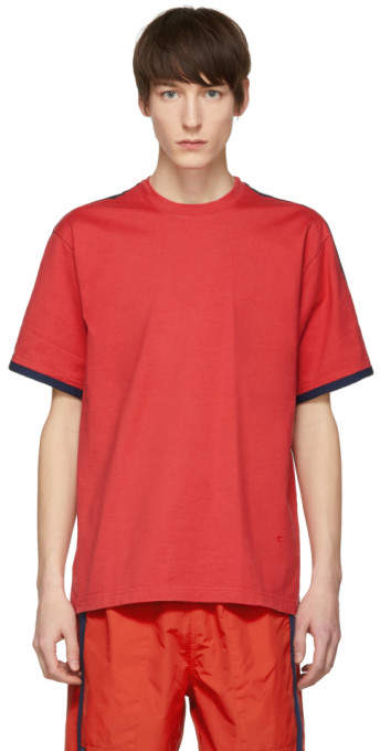 Childs Red and Navy Clean Ringer T-shirt