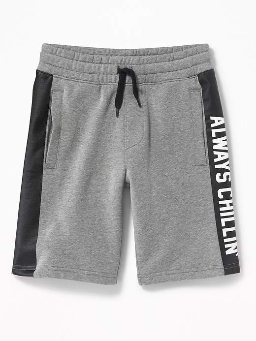 Side-Graphic Jogger Shorts for Boys