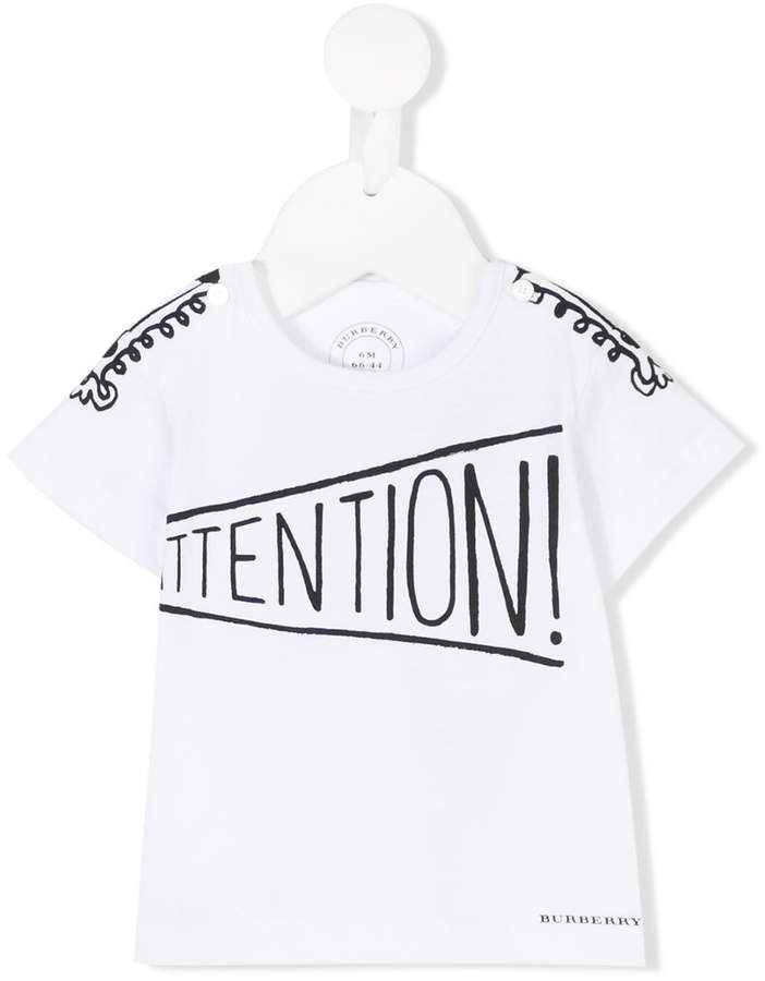 Attention print T-shirt